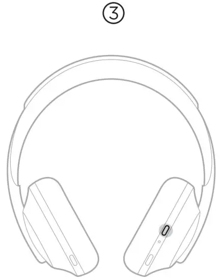 BOSE NC 700 Noise Cancelling Headphones with Charging Case - 3