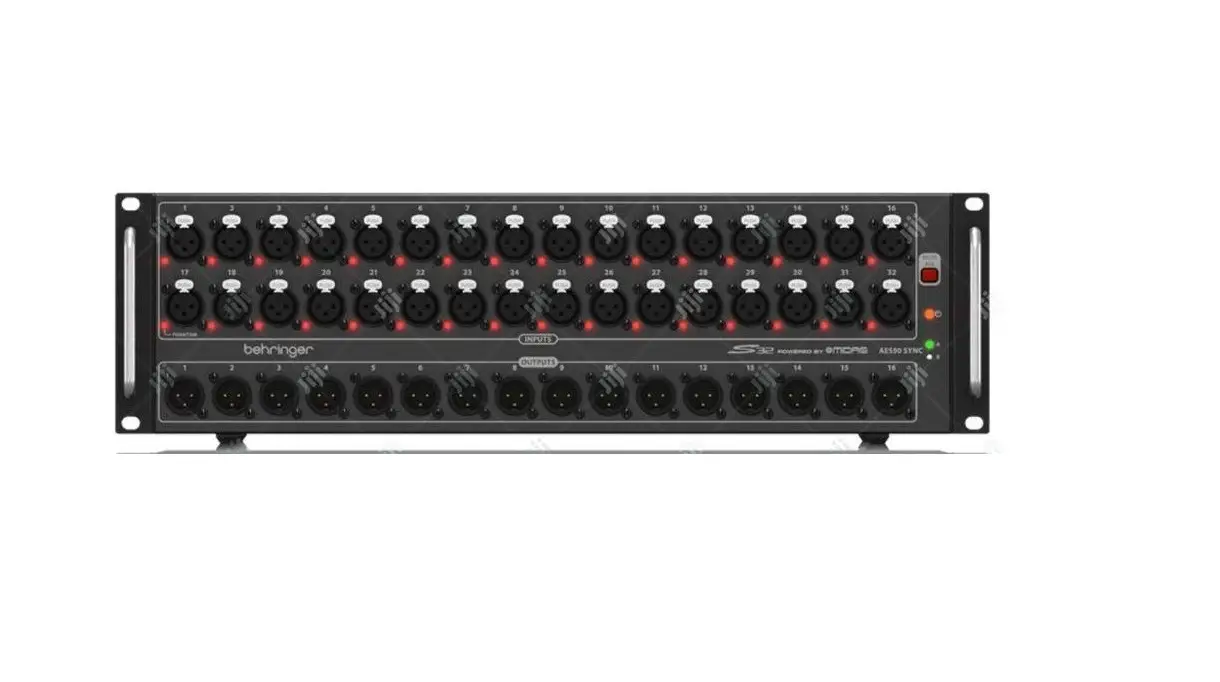 Behringer I O Box With 32 Remote-controllable Midas Preamps 16 Outputs Instruction Manual Behringer I O Box With 32 Remote-controllable Midas Preamps 16 Outputs Instruction Manual