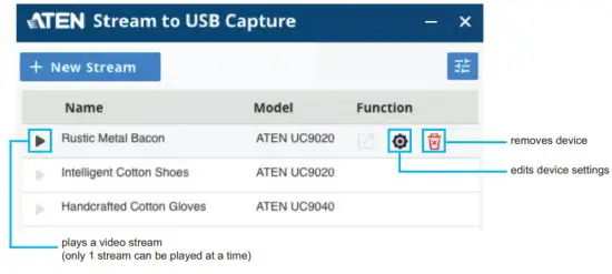 ATEN Stream to USB Capture RTMP to UVC Streaming Software - remove