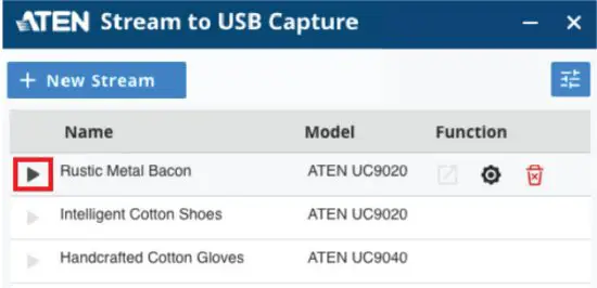 ATEN Stream to USB Capture RTMP to UVC Streaming Software - video stream