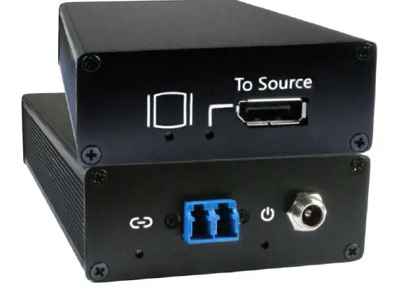 NTI ST-2FODP14-LC9- DisplayPort- 1.4 -Extender over- Duplex- Single-mode- Fiber PRO