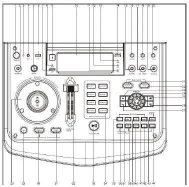 Innovative Concepts Design GPK-800 Home Karaoke Party Speaker 1
