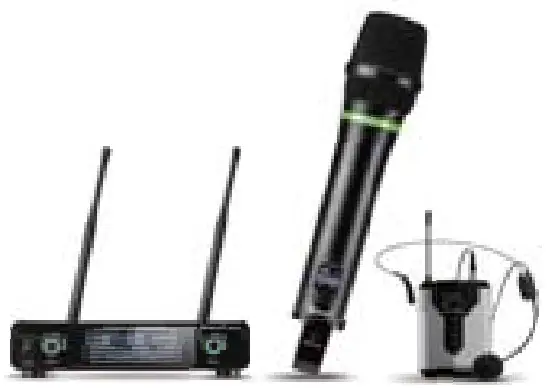 BIETRUN WXM28 UHF Professional 2 Channels Rechargeable Wireless Microphone System