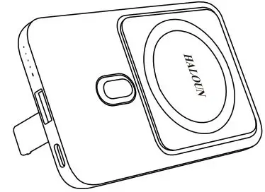 HALOUN-S1032-10000mAh-Magnetic-Wireless-Power-Bank-PRODUCT