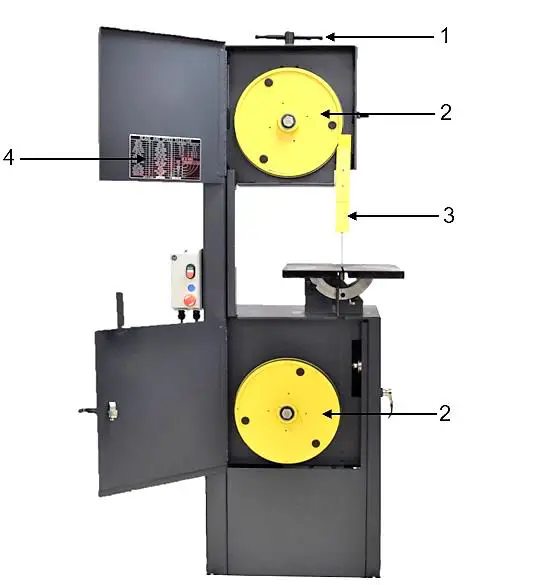 DAKE 10-14 Metal Cutting Vertical Bandsaw-fig9