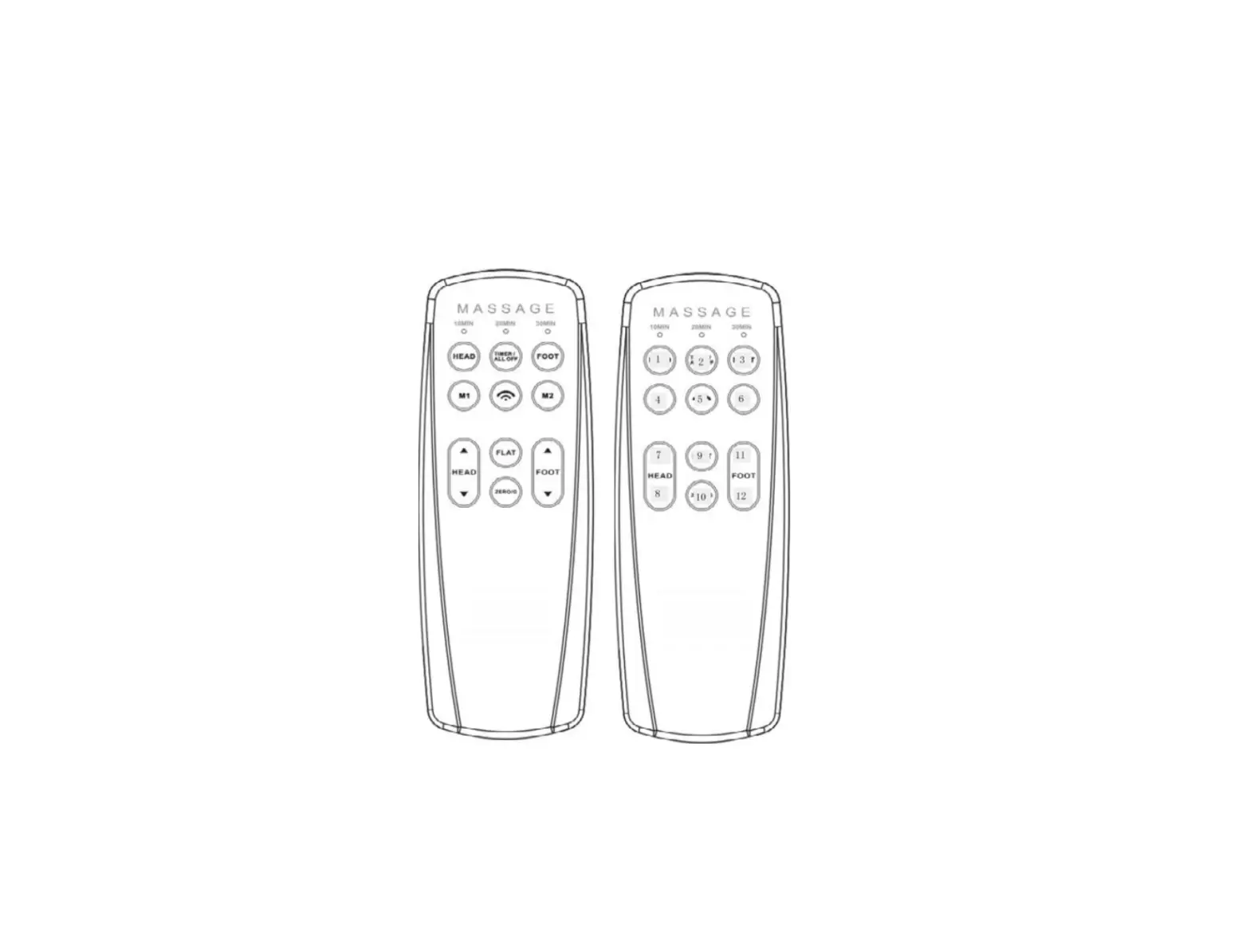 Okin Rf54 Wireless Remote Control Instructions Okin Rf54 Wireless Remote Control Instructions