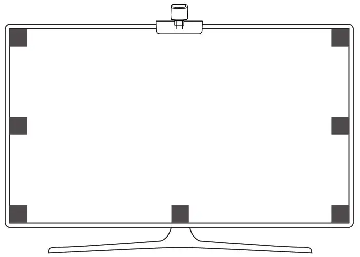 Govee H6199 RGBIC TV Backlight - Calibrating the Camera with the Govee Home App 2