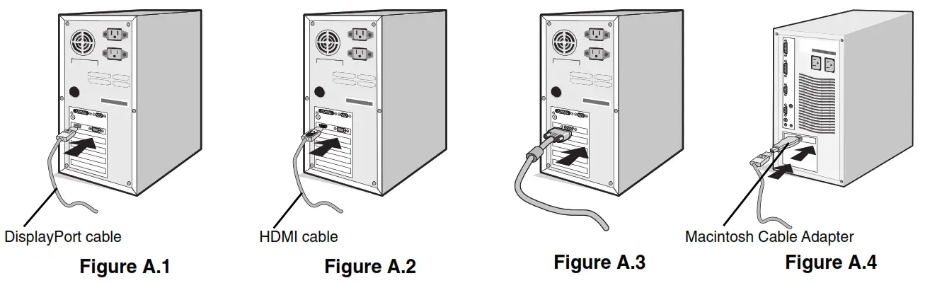 NEC MultiSync E221N Desktop Monitor - HDMI cable
