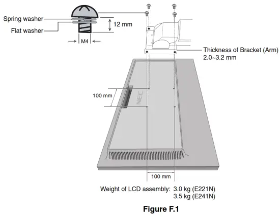 NEC MultiSync E221N Desktop Monitor - Tighten