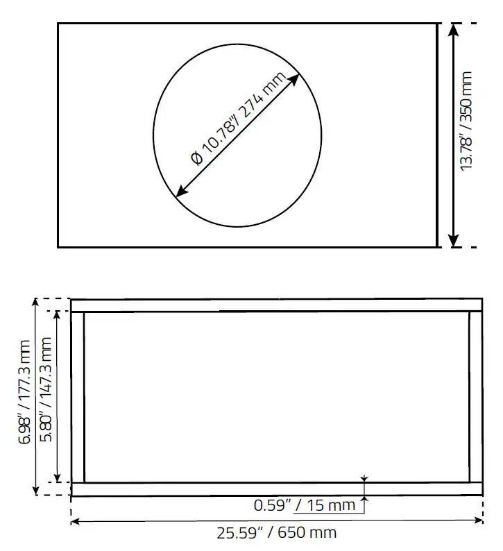 DS18 IXS12.4S 12-Inch Shallow Subwoofer-fig3