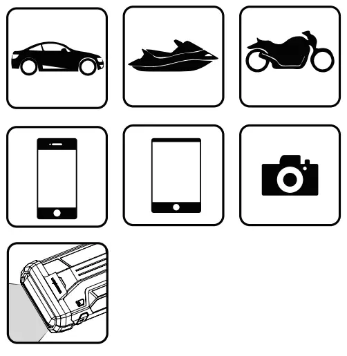 LOKITHOR JA301 Jump Starter Power Bank Air Compressor-fig1