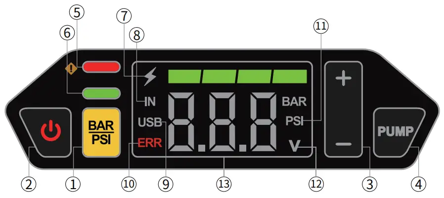LOKITHOR JA301 Jump Starter Power Bank Air Compressor-fig3