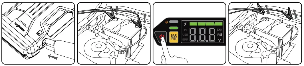 LOKITHOR JA301 Jump Starter Power Bank Air Compressor-fig6