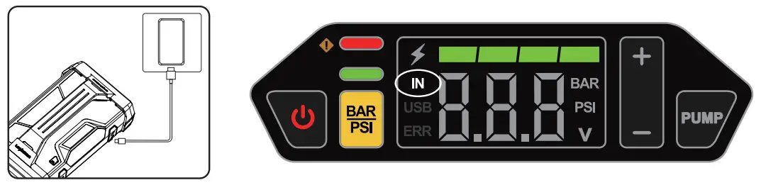 LOKITHOR JA301 Jump Starter Power Bank Air Compressor-fig9