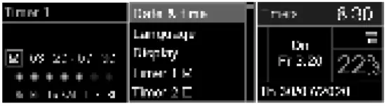 Controller main operating modes