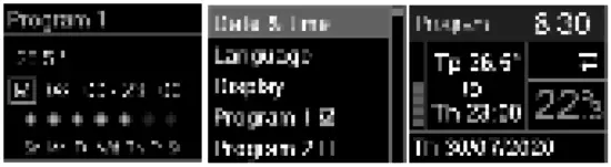 Controller main operating modes