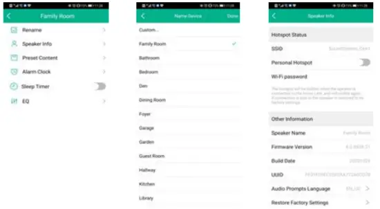 ROKOSO SA100 Wireless Amplifier - Device Settings