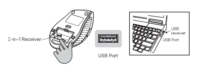 Uhuru-UEKM-20 2.4GHz-Wireless-Ergonomic-Keyboard-and-Mouse-Combo-fig-5