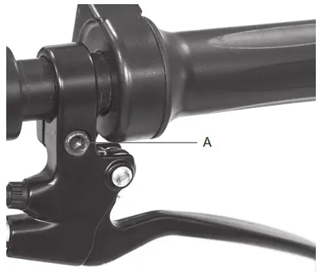 aprilia eSR2 electric scooter - Brake adjustment