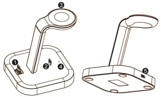 Shen Zhen Gtl Technology G630 3-In-1 Charging Station - 1