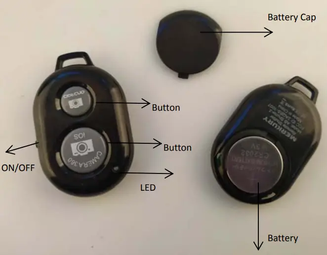 Dongguan 1007 Bluetooth Remote Shutter-