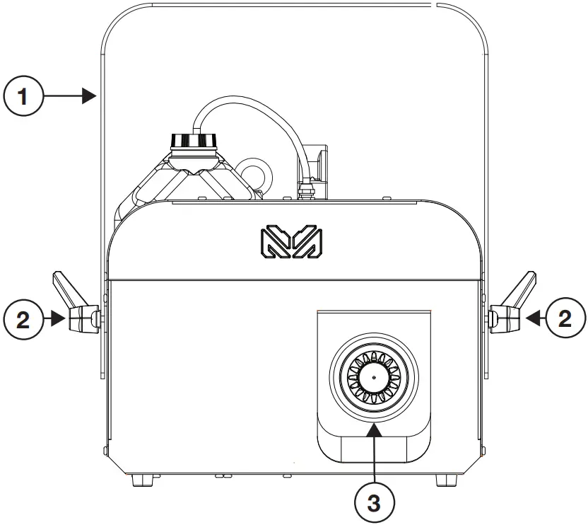 MAGMATIC PSC001 Crisp 1250W High-Powered Snow Machine OVERVIEW 1