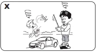 JAMARA 404540 Blue Ford Shelby - Safety Notes5