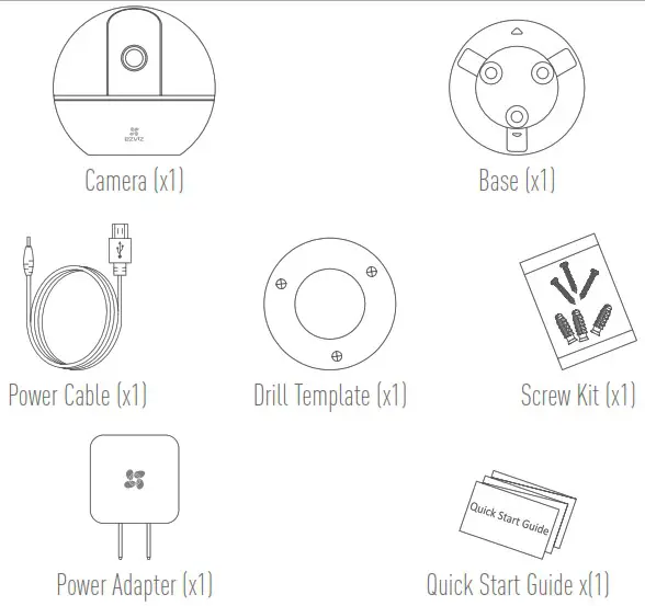 EZVIZ C6TC 360 FHD Wi Fi Security Camera - Appendix