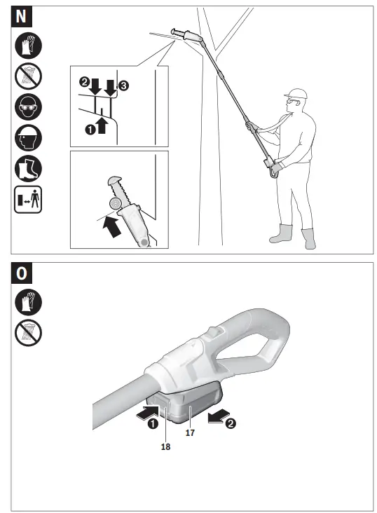 BOSCH-06008B3170-UniversalChainPole-18-Cordless-Telescopic-Pruner-fig16
