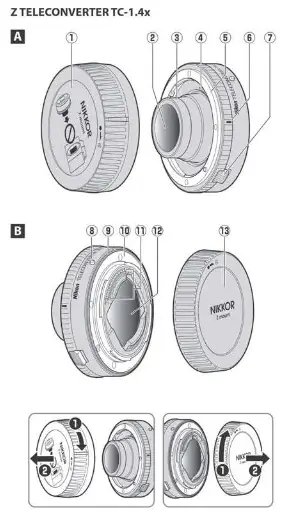 Nikon Z TELECONVERTER TC 1 4x Lense