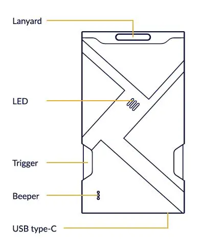 NWEAR WD3-BS30 Bluetooth Badge Barcode Scanner1