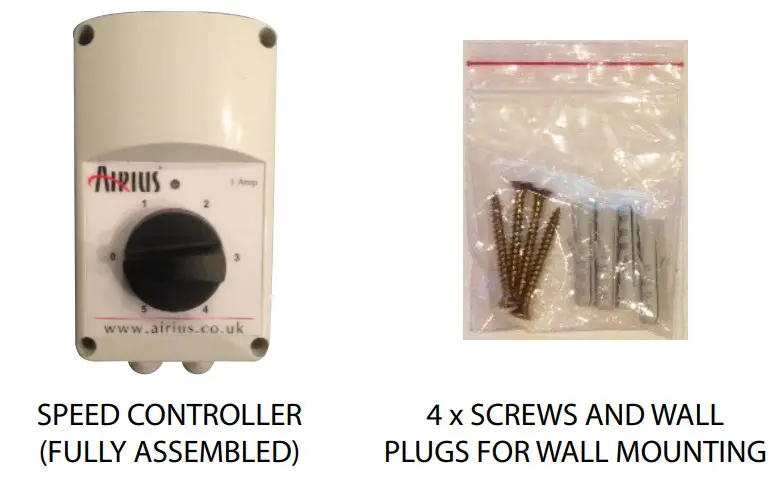 AIRIUS 10 Speed Controller - figure 2