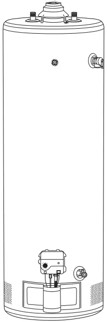 GE RealMAX GG40T12BXR Platinum 40Gallon Tall Natural Gas Atmospheric Water Heater - fig 3