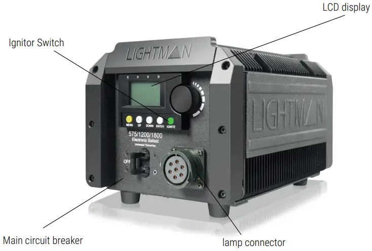 Lightstar LIGHTMAN 575 Electronic Ballast - fig