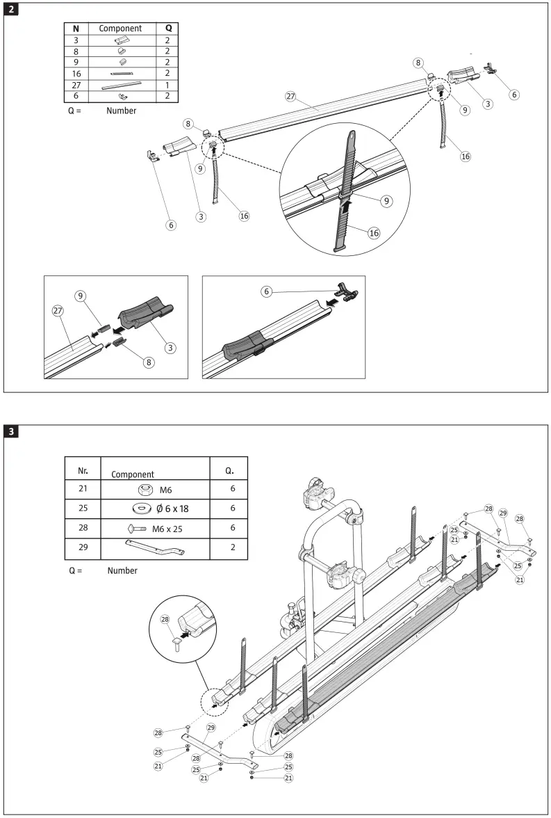 HAMRON 008231 Add On Kit Bike Carrier - FIG 2
