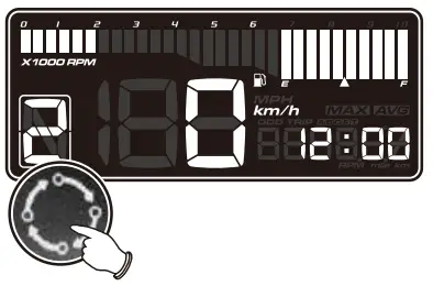 KOSO D2 Multifunction Meter - fig18