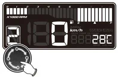 KOSO D2 Multifunction Meter - fig19