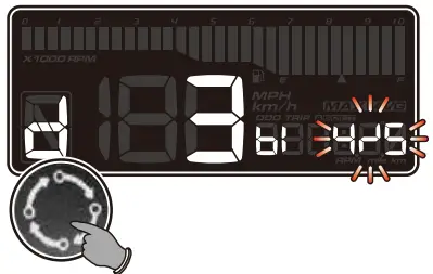 KOSO D2 Multifunction Meter - fig47