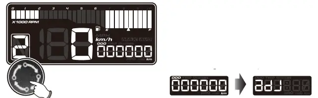 KOSO D2 Multifunction Meter - fig7