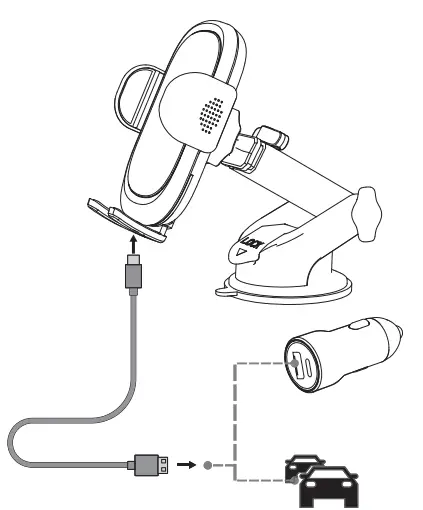 ICHECKEY-W6-Wireless Car-Mount-Charger-fig4