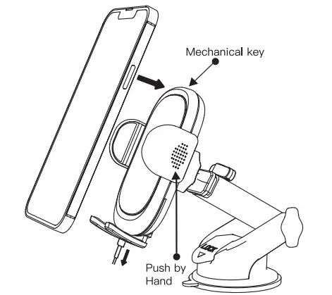 ICHECKEY-W6-Wireless Car-Mount-Charger-fig5