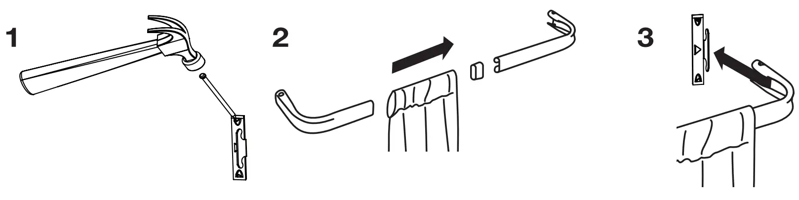 Kenney KN688PK2REM Adjustable Single Superior Hold Premium Curtain Rod