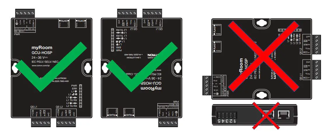 myRoom Plus Guestroom Control Unit User Manual - Ceiling