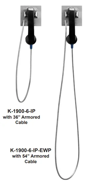 VIKING ELECTRONICS K-1900-6-IP VoIP Auto Dialling Panel Phone