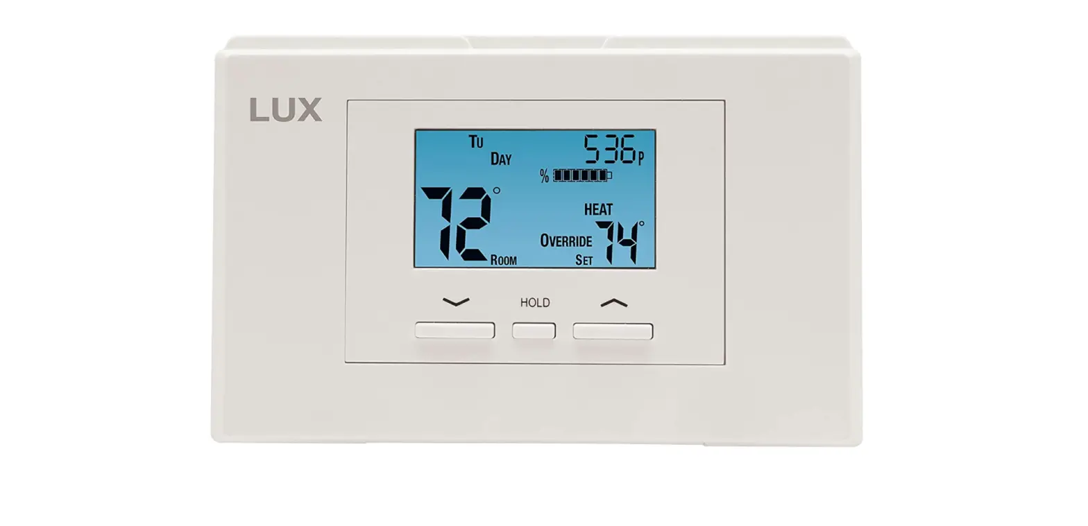 Lux ‎tx500u-a04 Thermostat Program Selectable Smart Recovery-instruction Guide