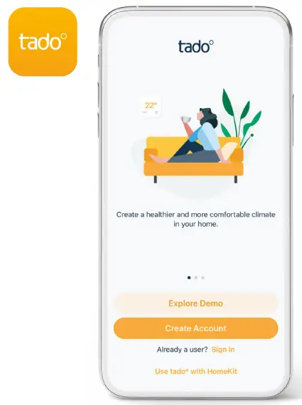 tado 104388 Smart Thermostat - app 1