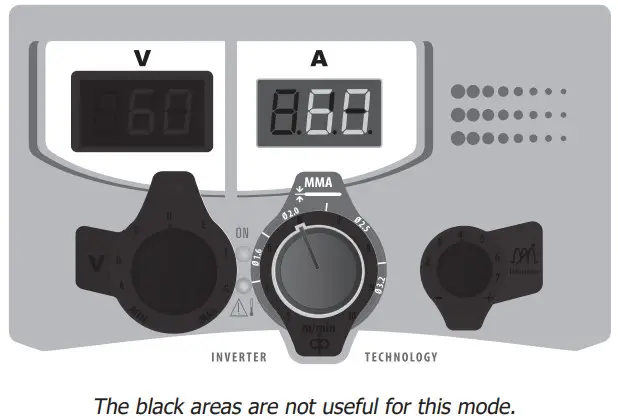 GYS 013612 Multiweld 160M Welding Machine - SETTINGS 2