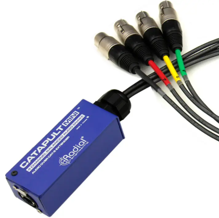 Radial engineering Catapult Mini TX Compact Cat 5 Analog Snake