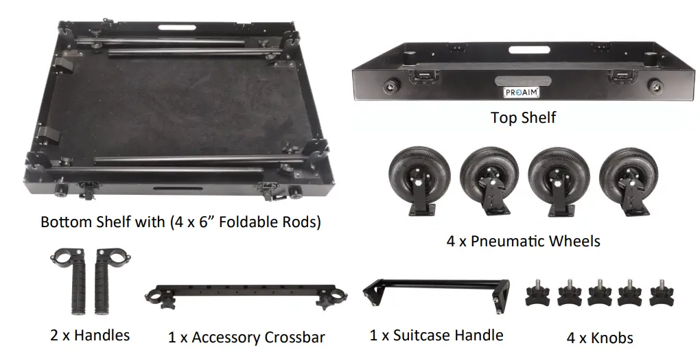 PROAIM VCTR-LT Victor Lite Video Production Camera Cart-1