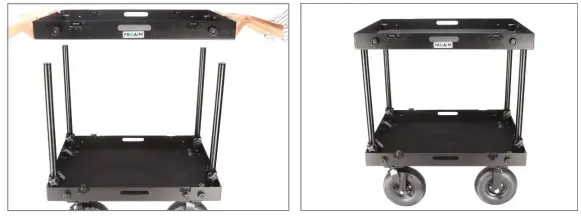 PROAIM VCTR-LT Victor Lite Video Production Camera Cart-7